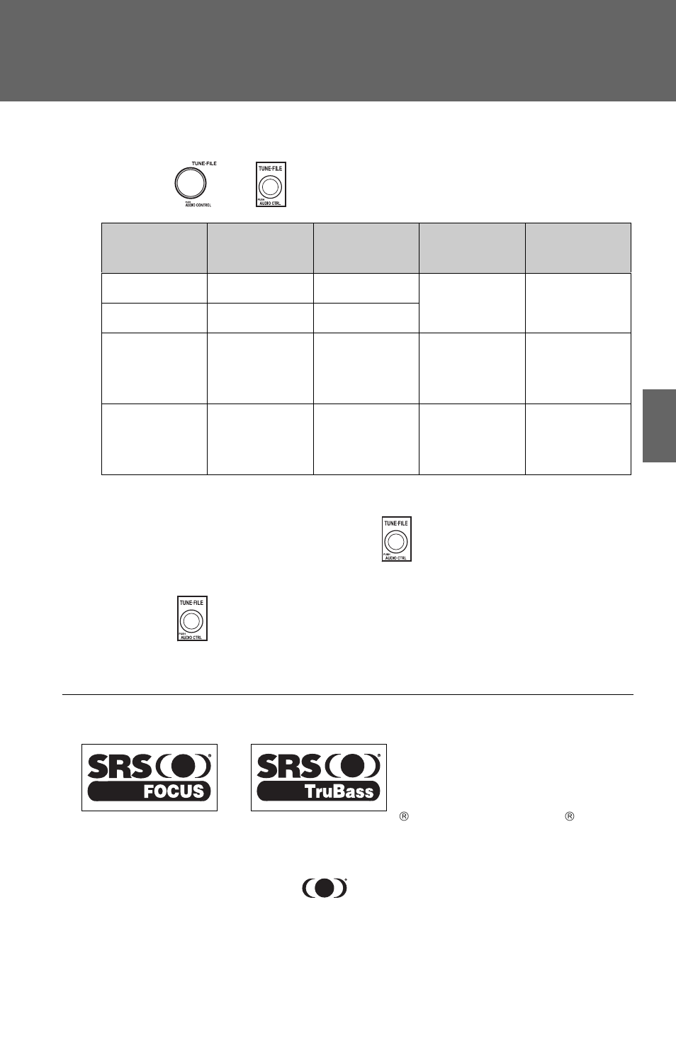 N adjusting sound quality, Turning or adjusts the level, Turning to the left turns “asl” off | N trademark owned by srs labs, inc | TOYOTA 2011 Yaris Sedan User Manual | Page 211 / 406