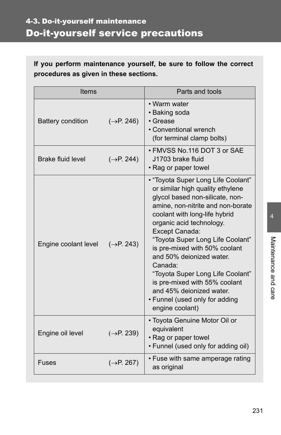 Sec_4-3, Do-it-yourself service precautions | TOYOTA 2011 Yaris Sedan User Manual | Page 242 / 406