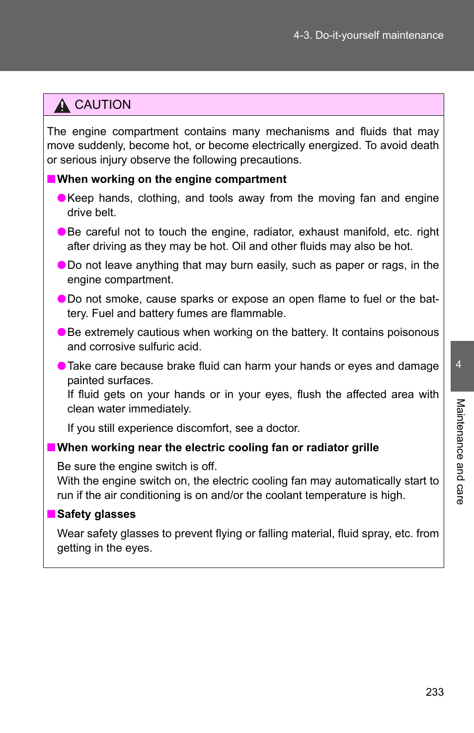 TOYOTA 2011 Yaris Sedan User Manual | Page 244 / 406