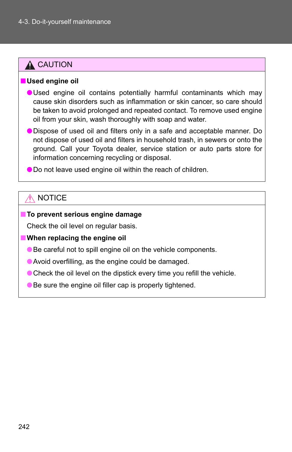 TOYOTA 2011 Yaris Sedan User Manual | Page 253 / 406