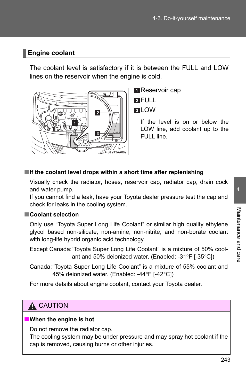 TOYOTA 2011 Yaris Sedan User Manual | Page 254 / 406