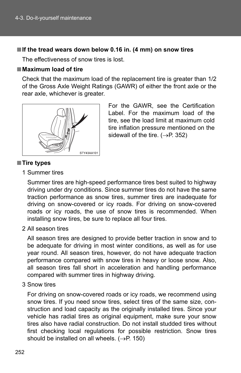 TOYOTA 2011 Yaris Sedan User Manual | Page 263 / 406