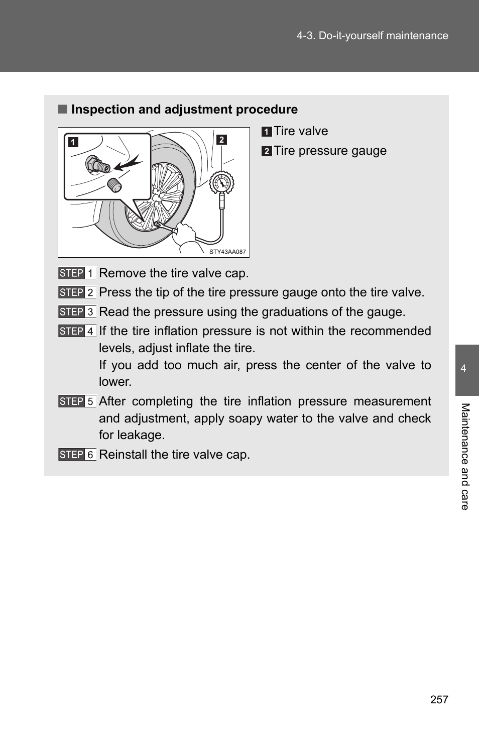 TOYOTA 2011 Yaris Sedan User Manual | Page 268 / 406