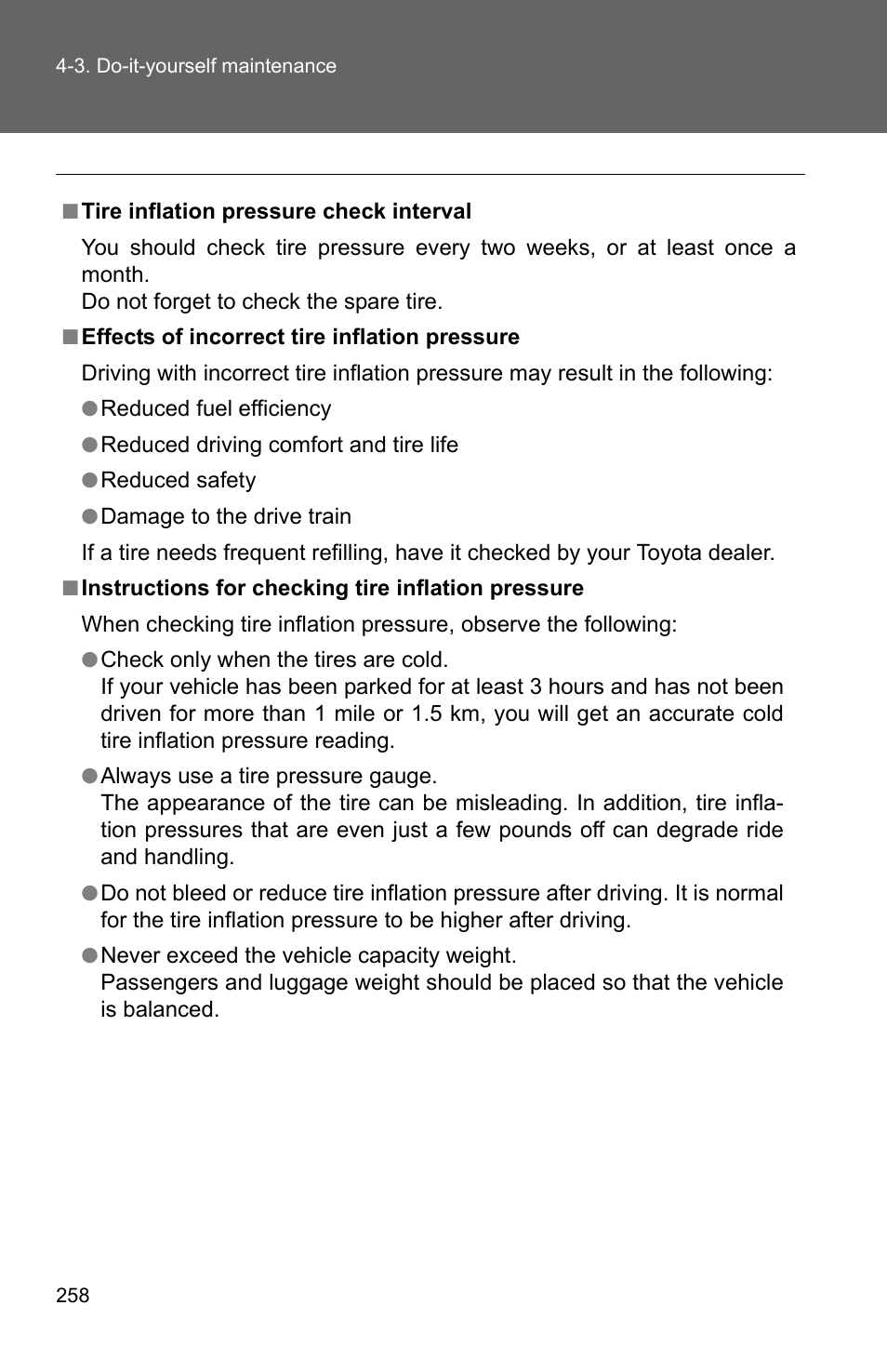 TOYOTA 2011 Yaris Sedan User Manual | Page 269 / 406