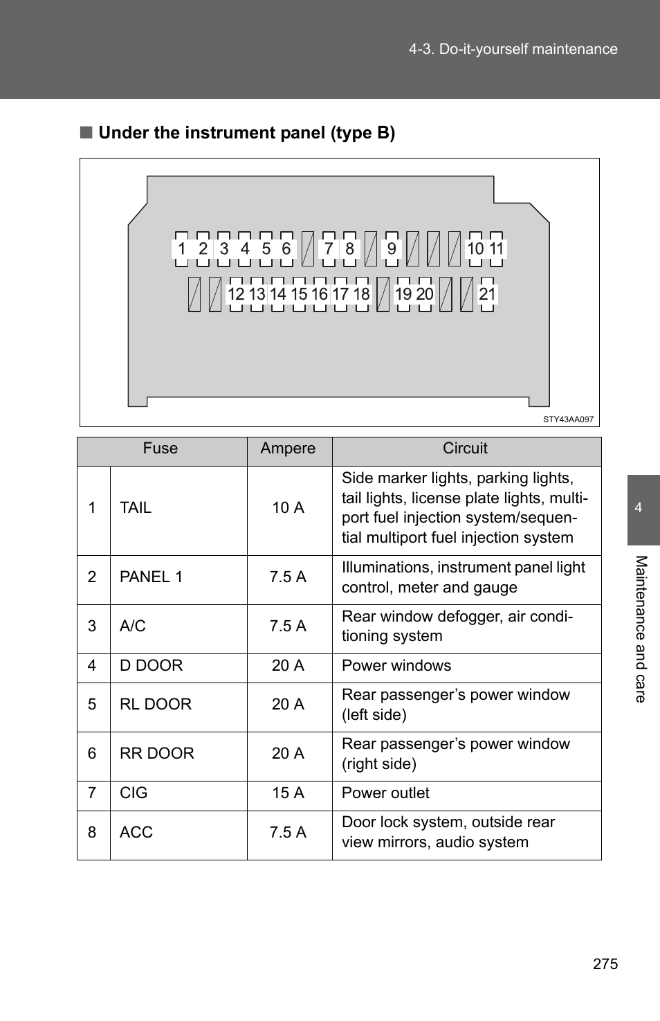 TOYOTA 2011 Yaris Sedan User Manual | Page 286 / 406