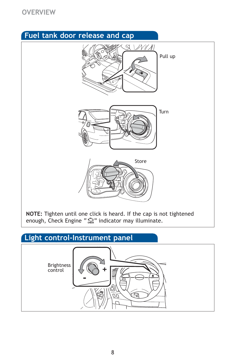 TOYOTA 2011 Camry User Manual | Page 10 / 573