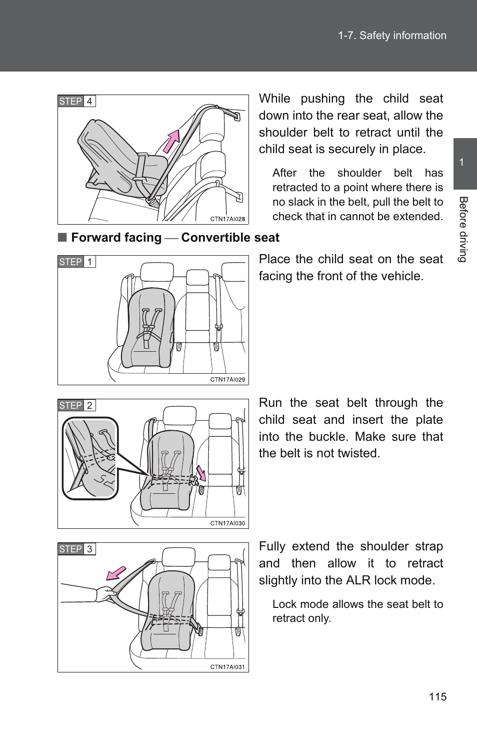 TOYOTA 2011 Camry User Manual | Page 143 / 573