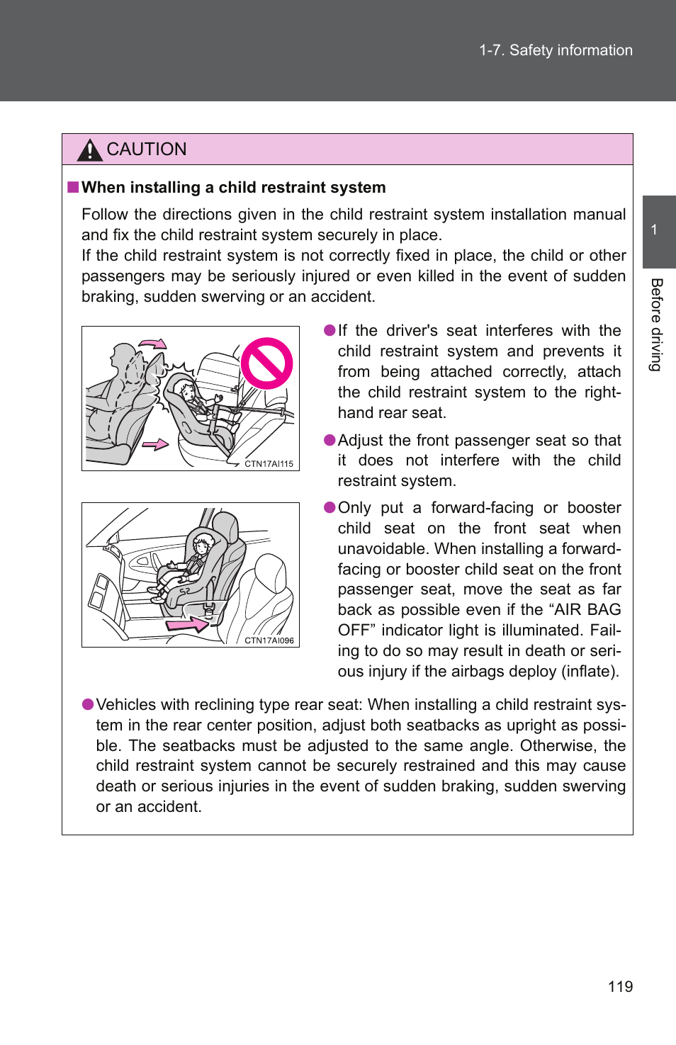 TOYOTA 2011 Camry User Manual | Page 147 / 573