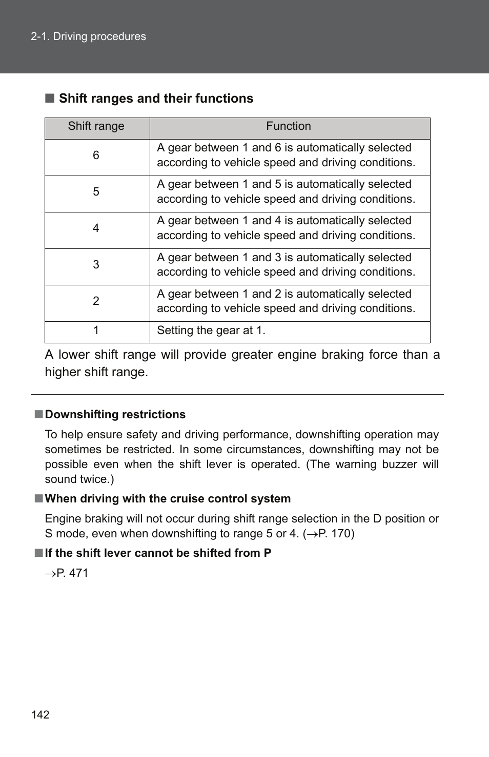 TOYOTA 2011 Camry User Manual | Page 169 / 573