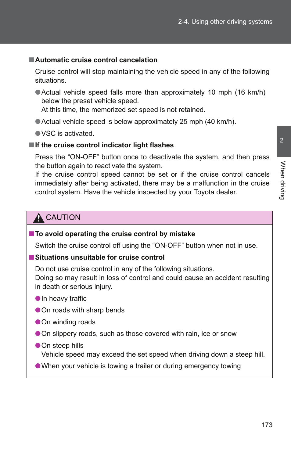 TOYOTA 2011 Camry User Manual | Page 200 / 573