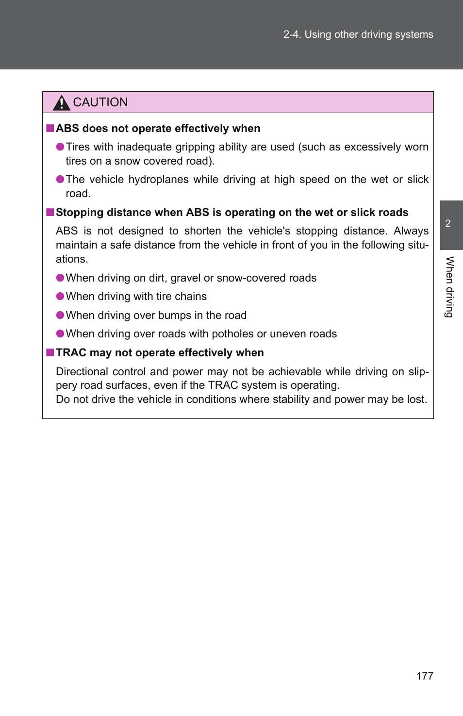 TOYOTA 2011 Camry User Manual | Page 204 / 573