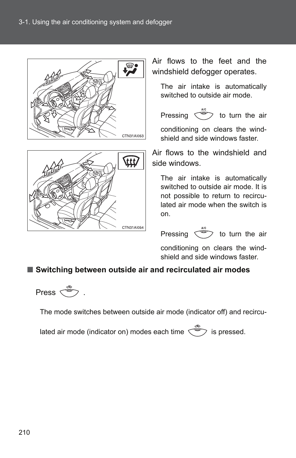TOYOTA 2011 Camry User Manual | Page 235 / 573