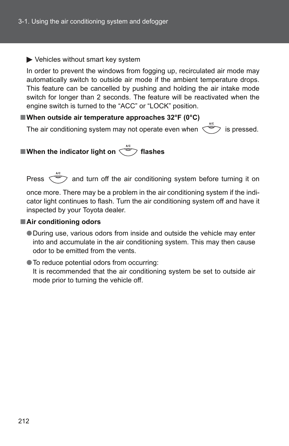 TOYOTA 2011 Camry User Manual | Page 237 / 573