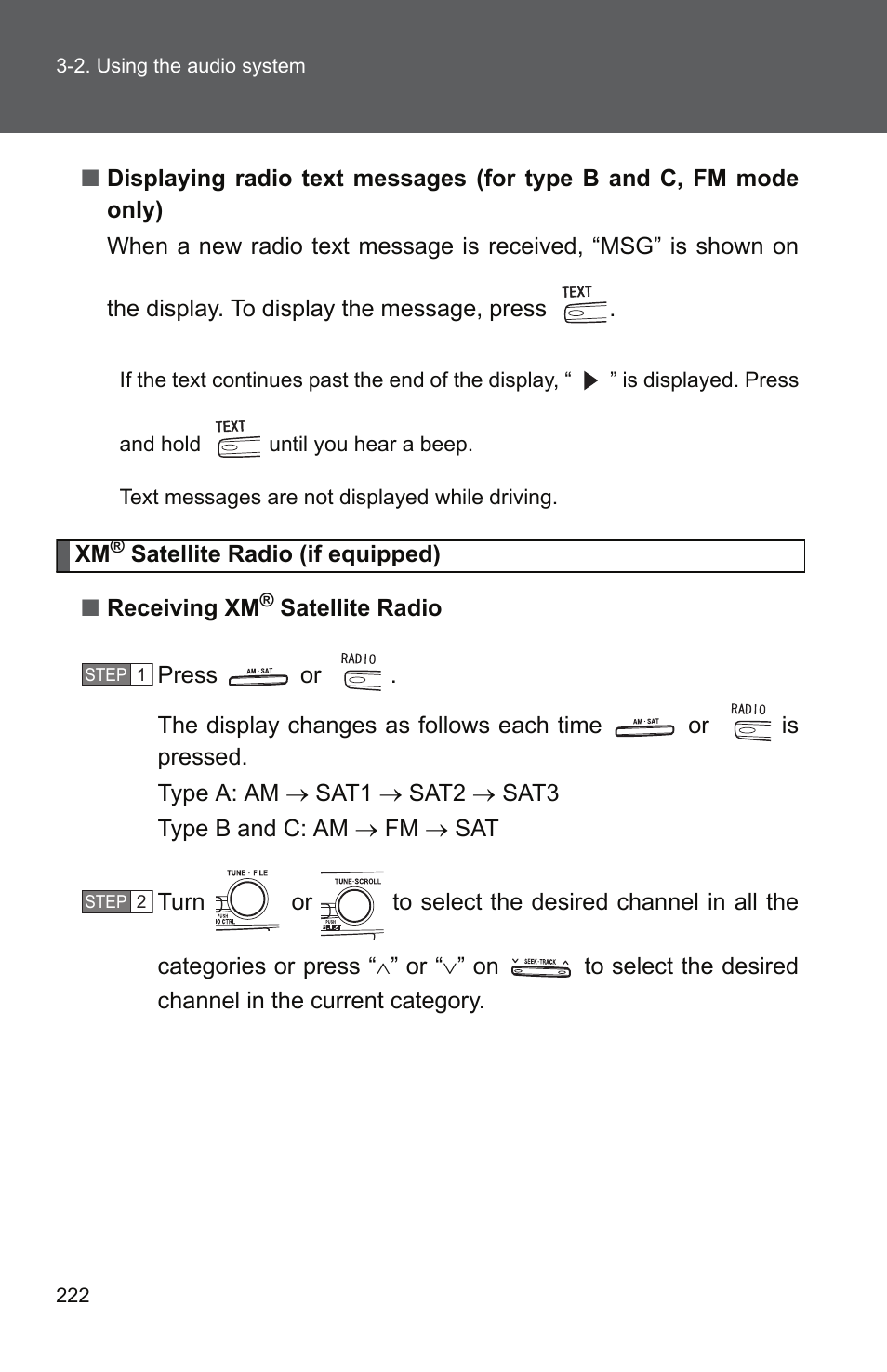 TOYOTA 2011 Camry User Manual | Page 247 / 573