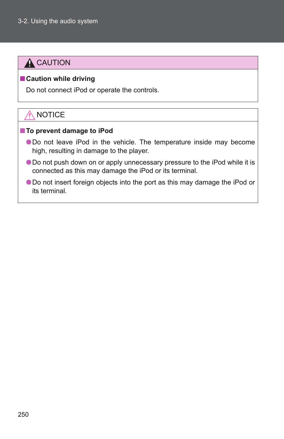 TOYOTA 2011 Camry User Manual | Page 275 / 573