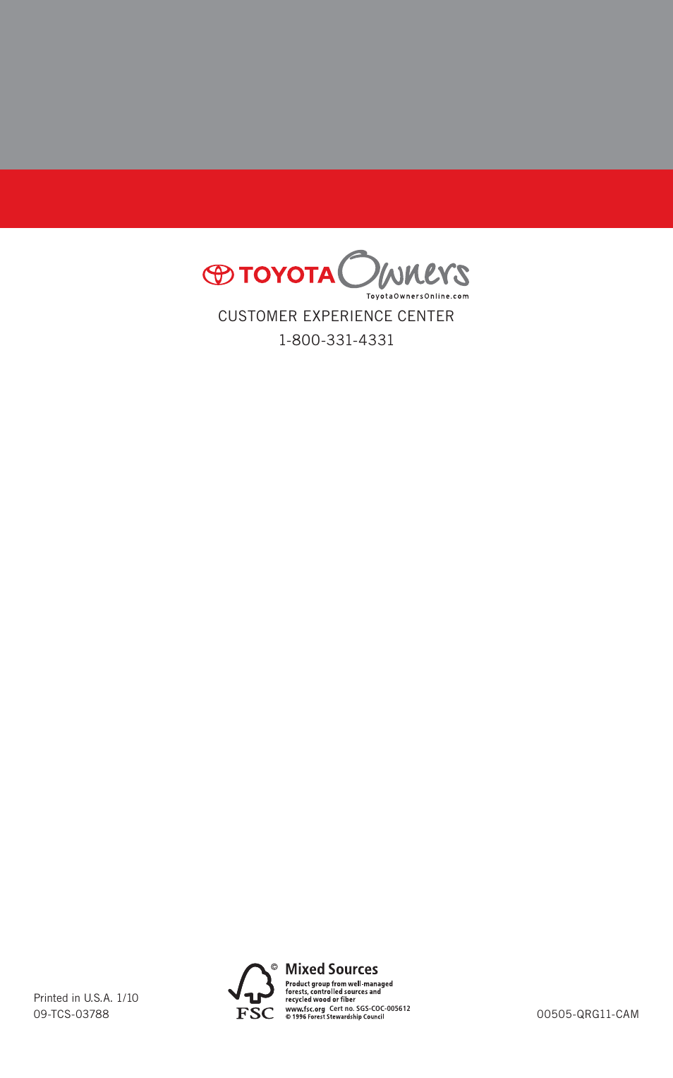 TOYOTA 2011 Camry User Manual | Page 28 / 573