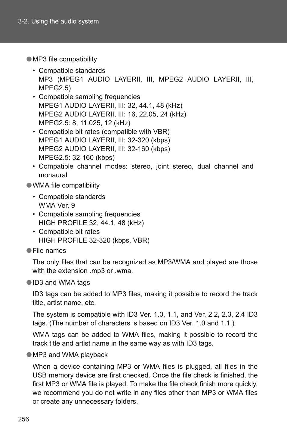 TOYOTA 2011 Camry User Manual | Page 281 / 573