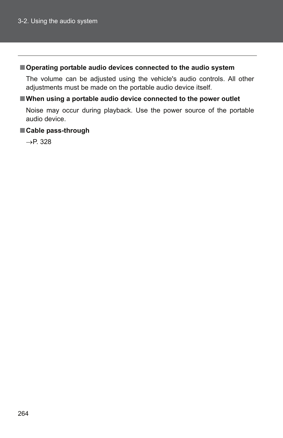 TOYOTA 2011 Camry User Manual | Page 289 / 573
