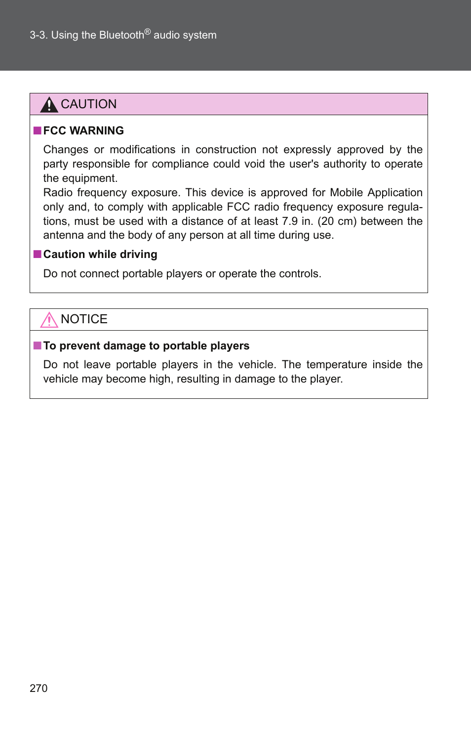 TOYOTA 2011 Camry User Manual | Page 295 / 573