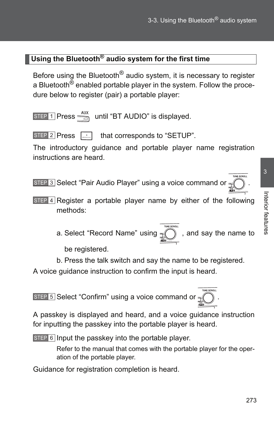 TOYOTA 2011 Camry User Manual | Page 298 / 573