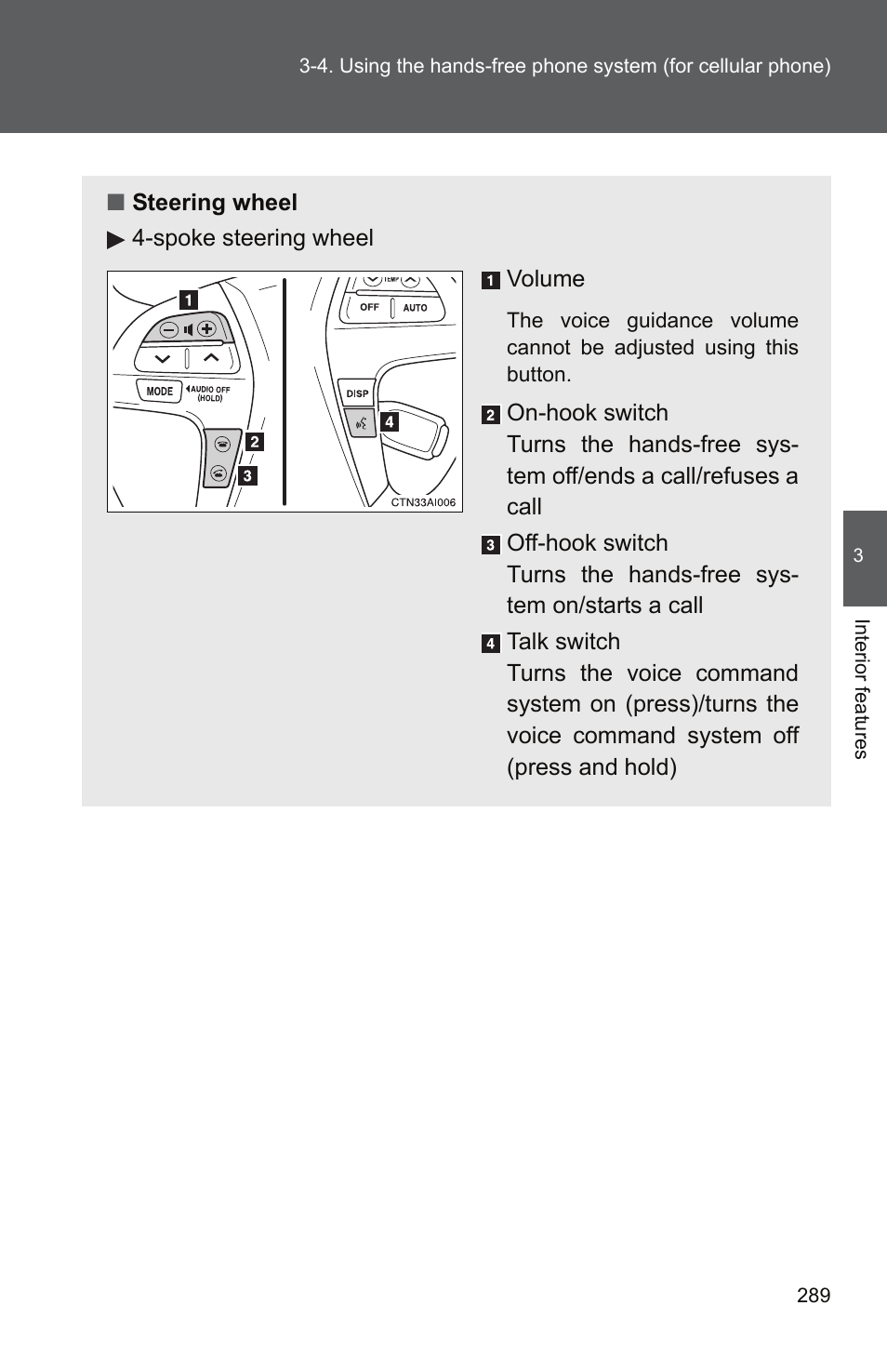 TOYOTA 2011 Camry User Manual | Page 314 / 573