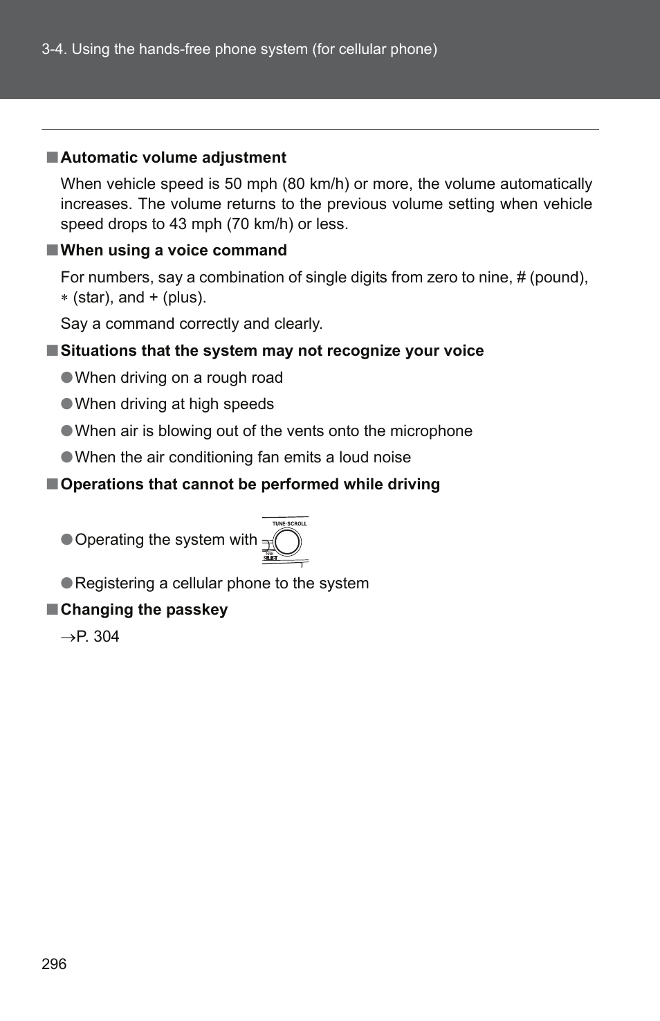 TOYOTA 2011 Camry User Manual | Page 321 / 573