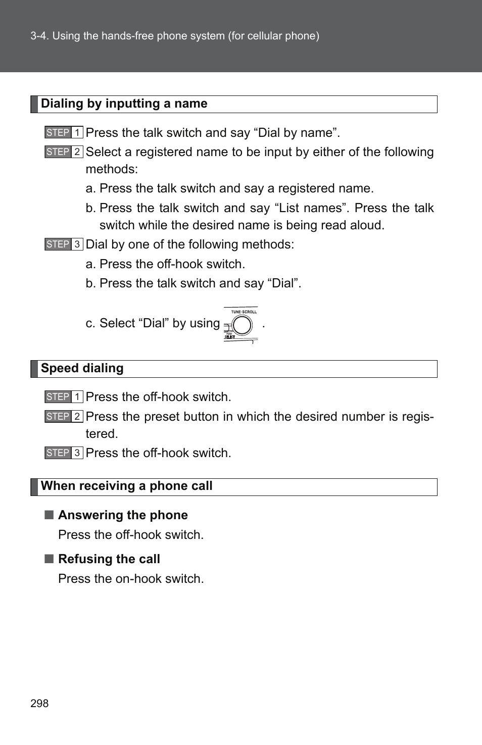 TOYOTA 2011 Camry User Manual | Page 323 / 573