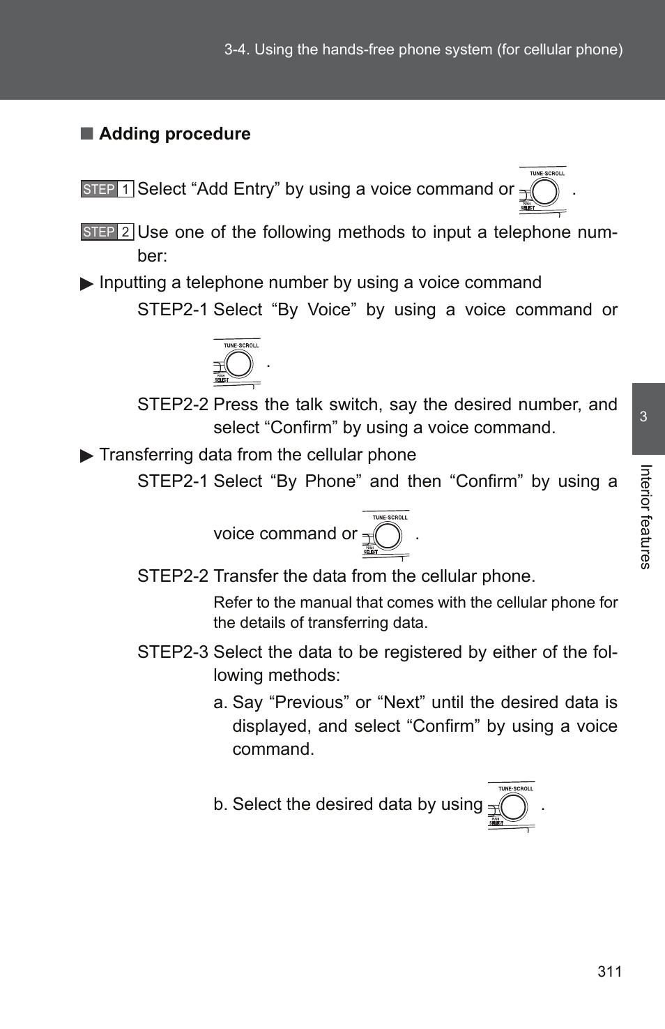 TOYOTA 2011 Camry User Manual | Page 336 / 573