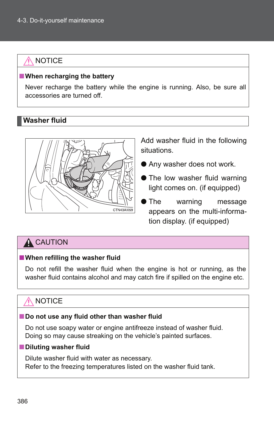P. 386), P. 386 | TOYOTA 2011 Camry User Manual | Page 411 / 573