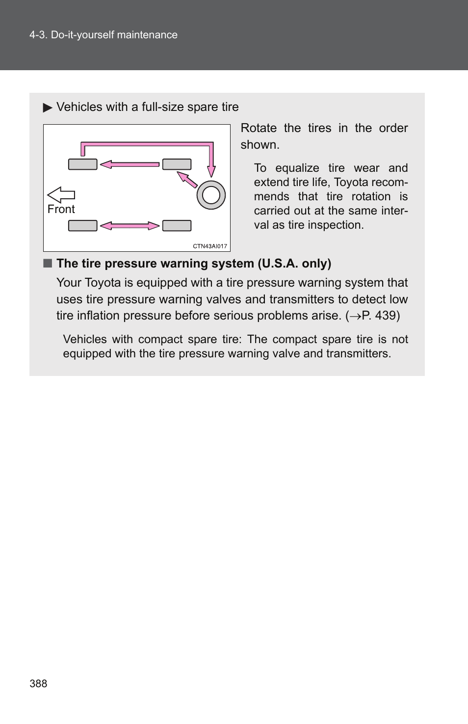 TOYOTA 2011 Camry User Manual | Page 413 / 573