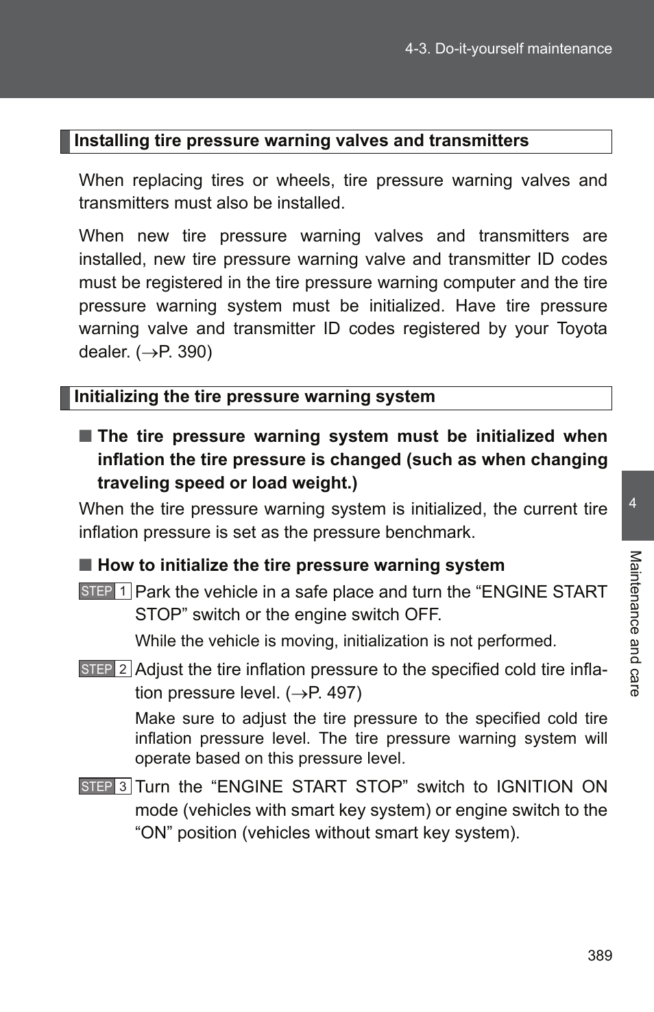 TOYOTA 2011 Camry User Manual | Page 414 / 573