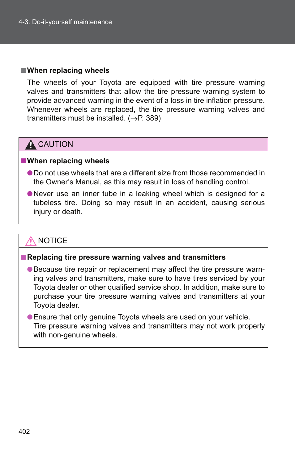 TOYOTA 2011 Camry User Manual | Page 427 / 573