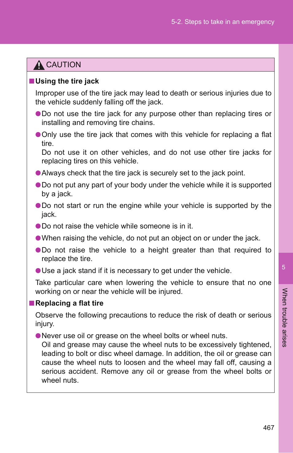 TOYOTA 2011 Camry User Manual | Page 491 / 573