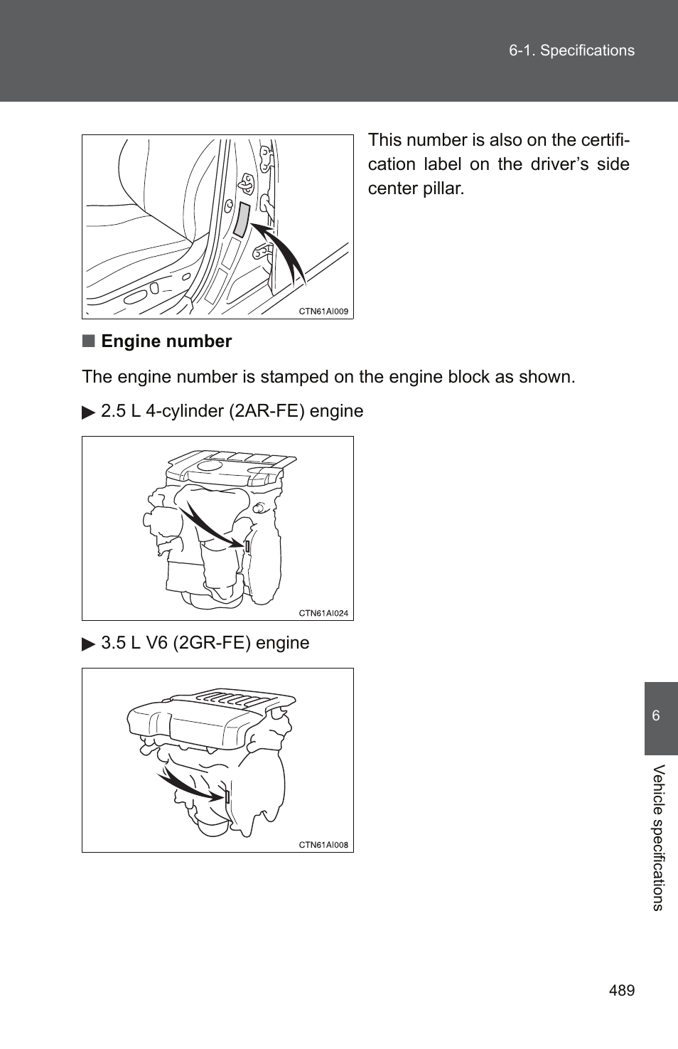 TOYOTA 2011 Camry User Manual | Page 513 / 573