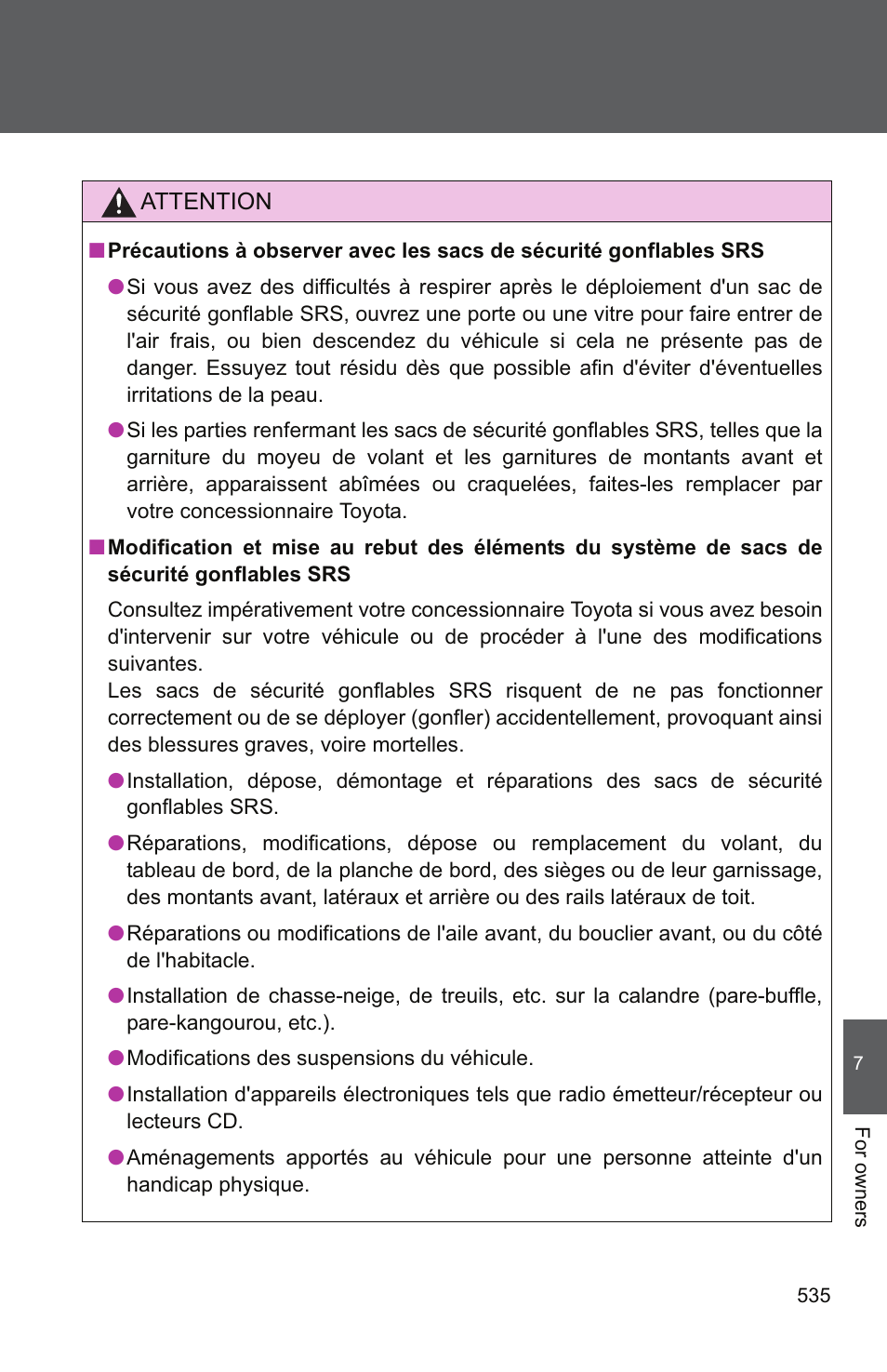 TOYOTA 2011 Camry User Manual | Page 558 / 573