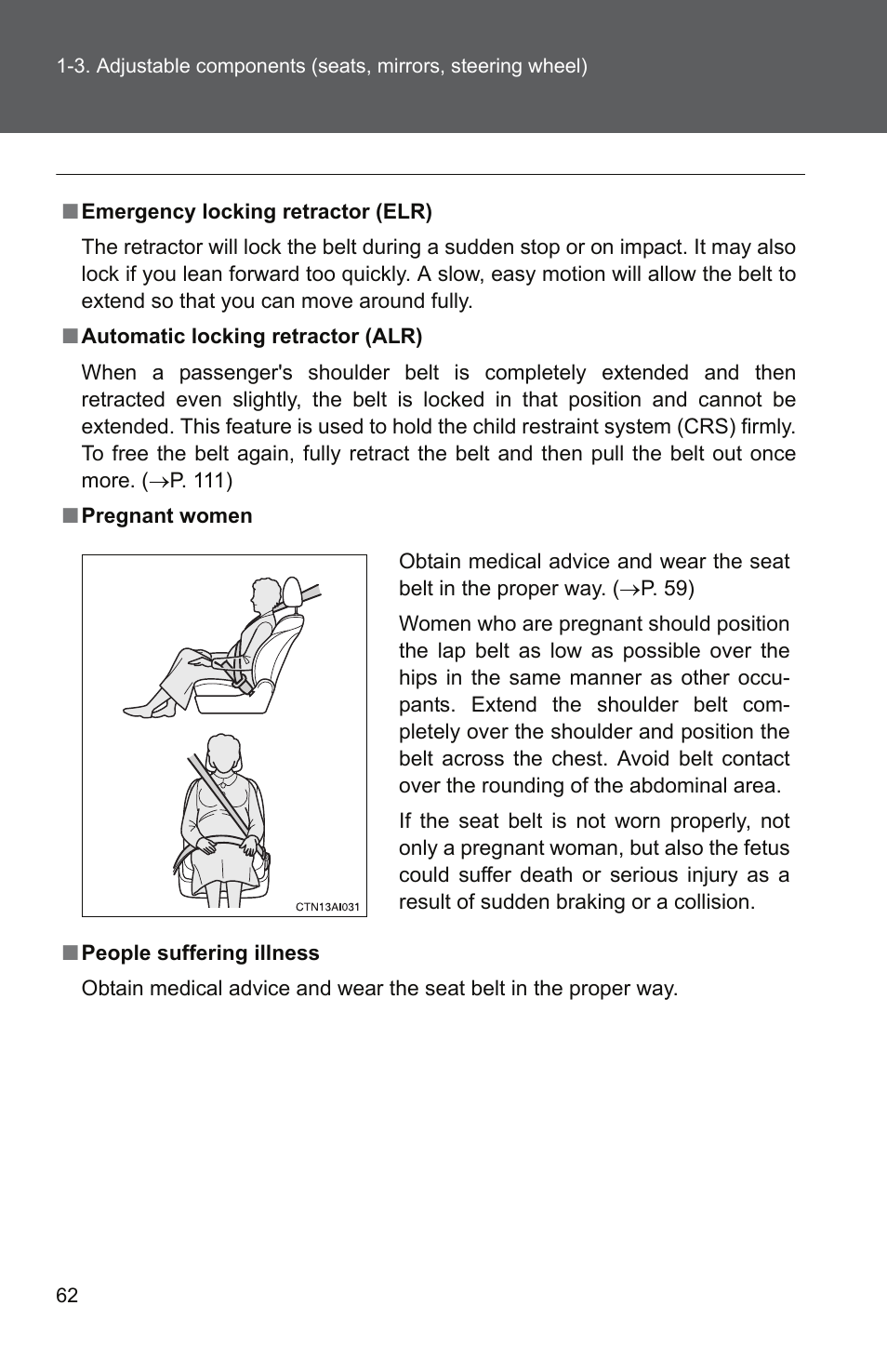 TOYOTA 2011 Camry User Manual | Page 90 / 573