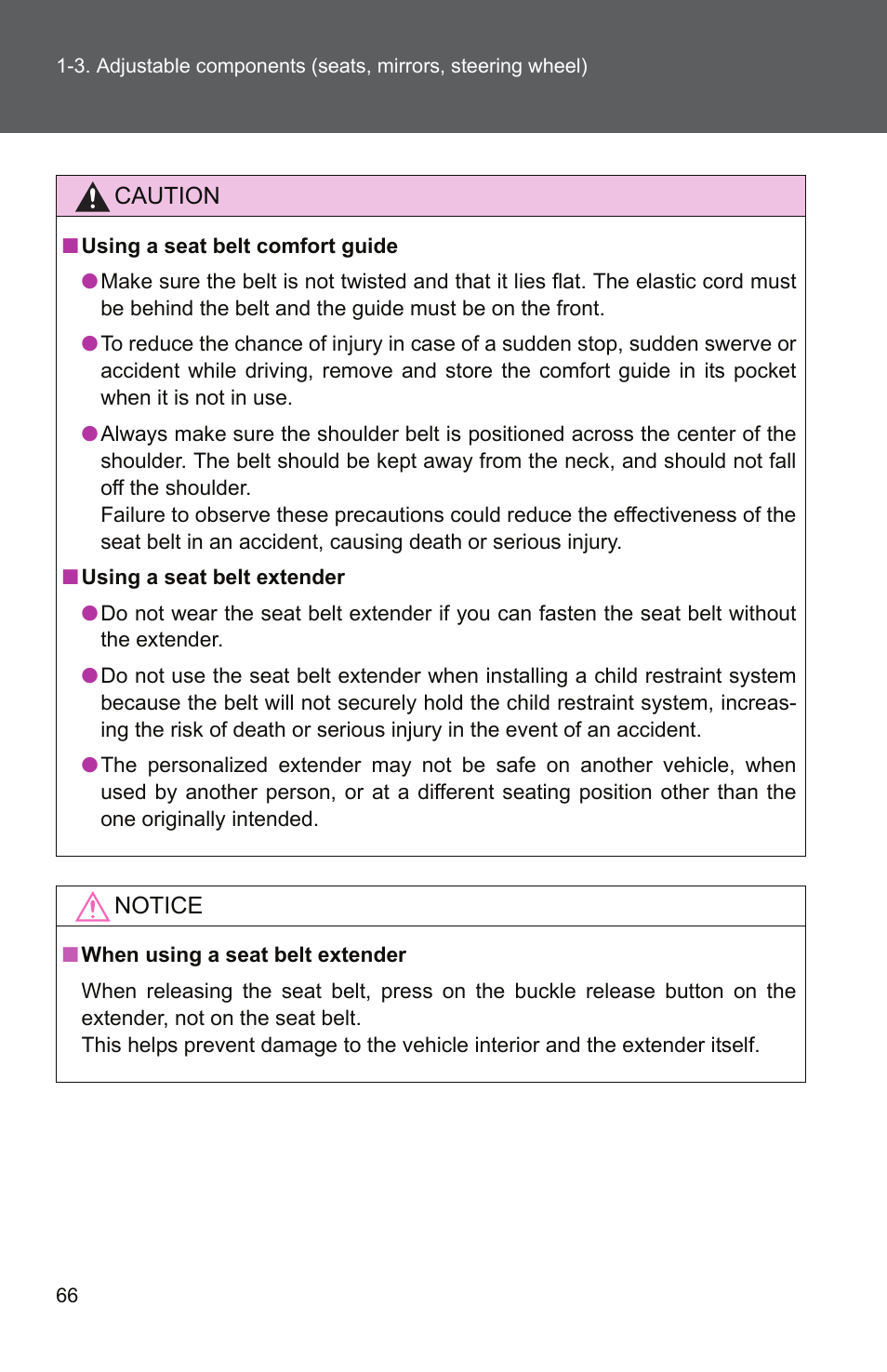 TOYOTA 2011 Camry User Manual | Page 94 / 573