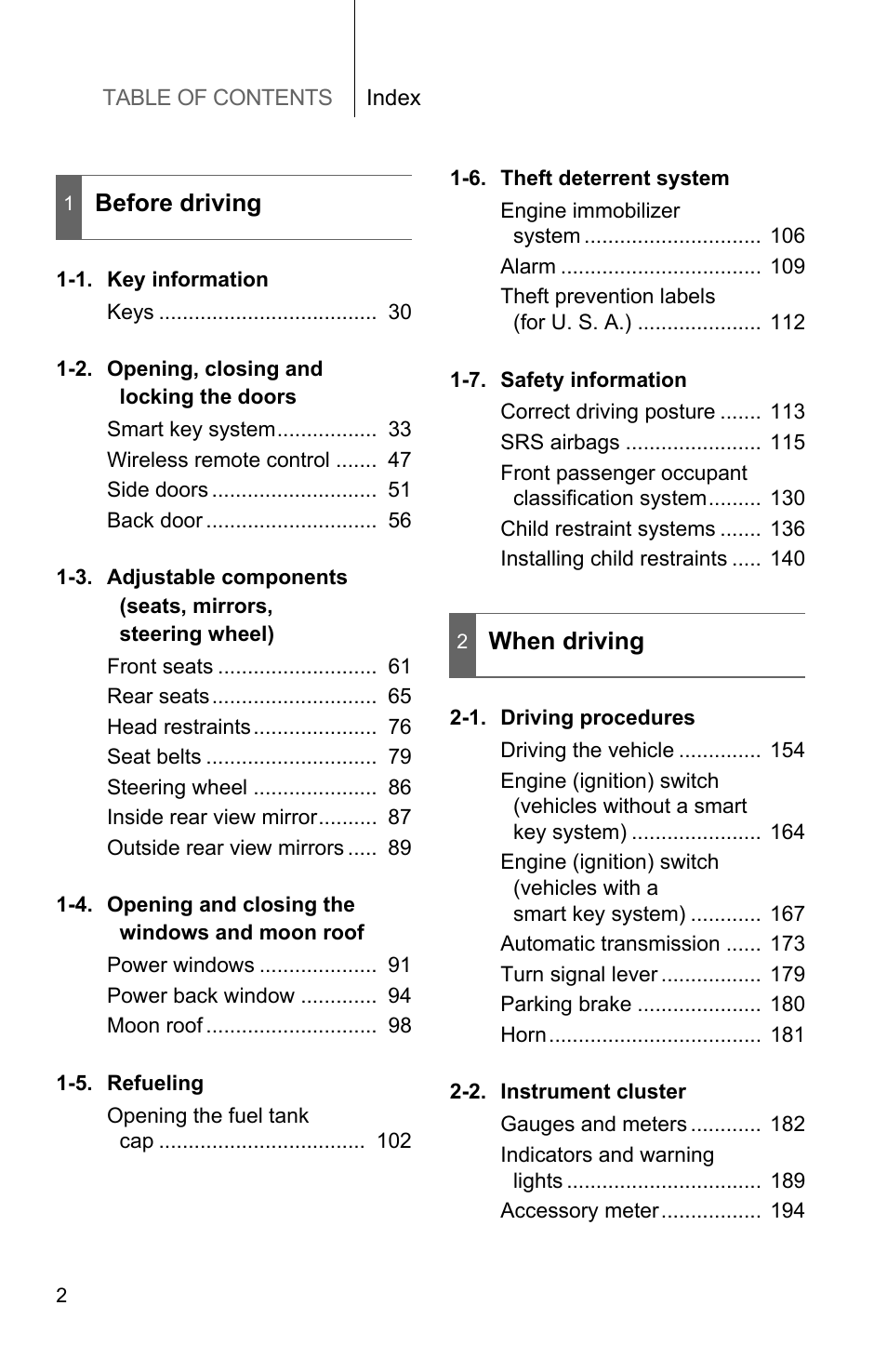 TOYOTA 2011 4Runner User Manual | 697 pages