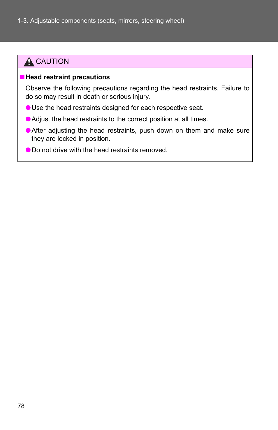 TOYOTA 2011 4Runner User Manual | Page 103 / 697