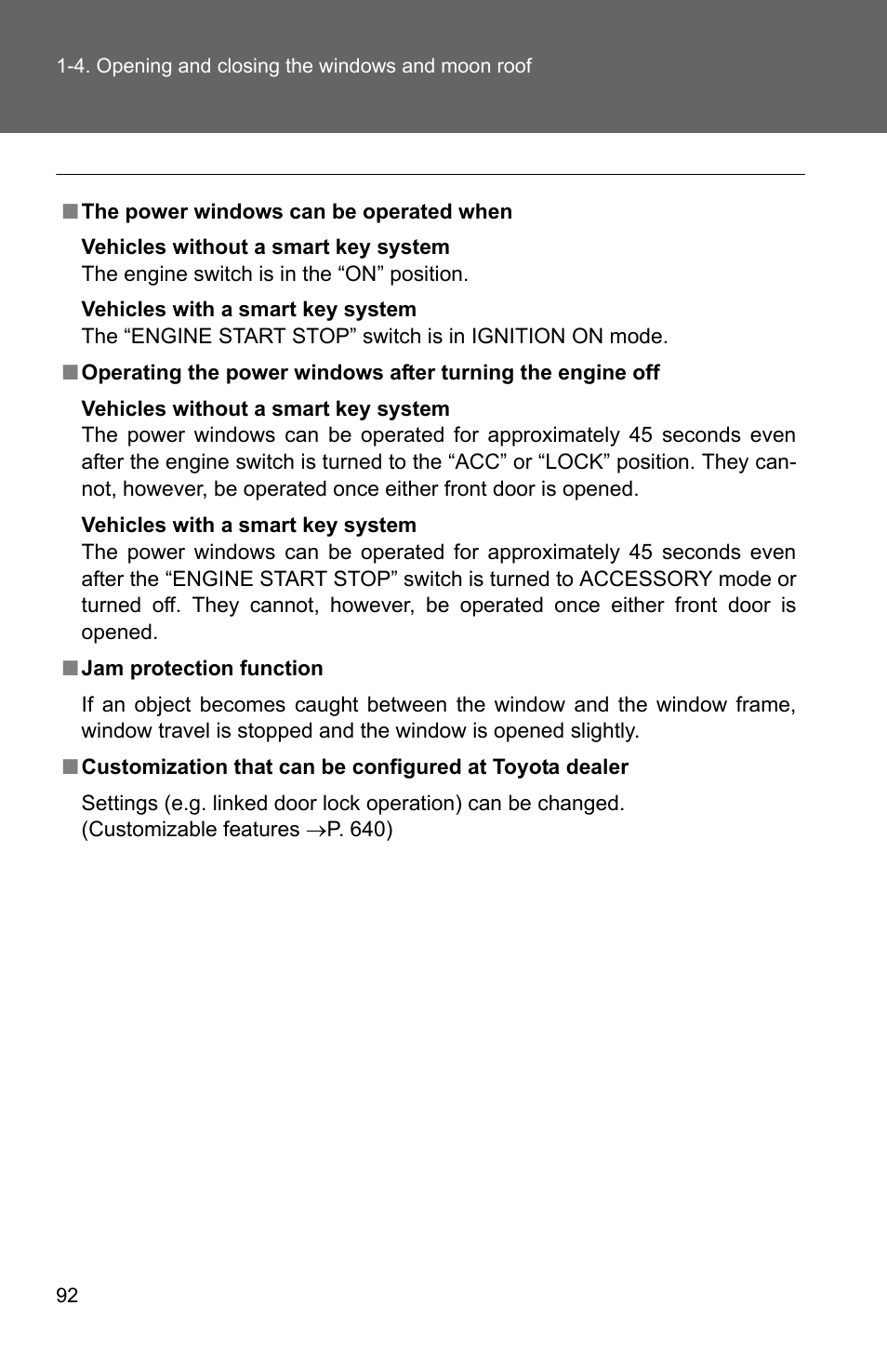 TOYOTA 2011 4Runner User Manual | Page 117 / 697