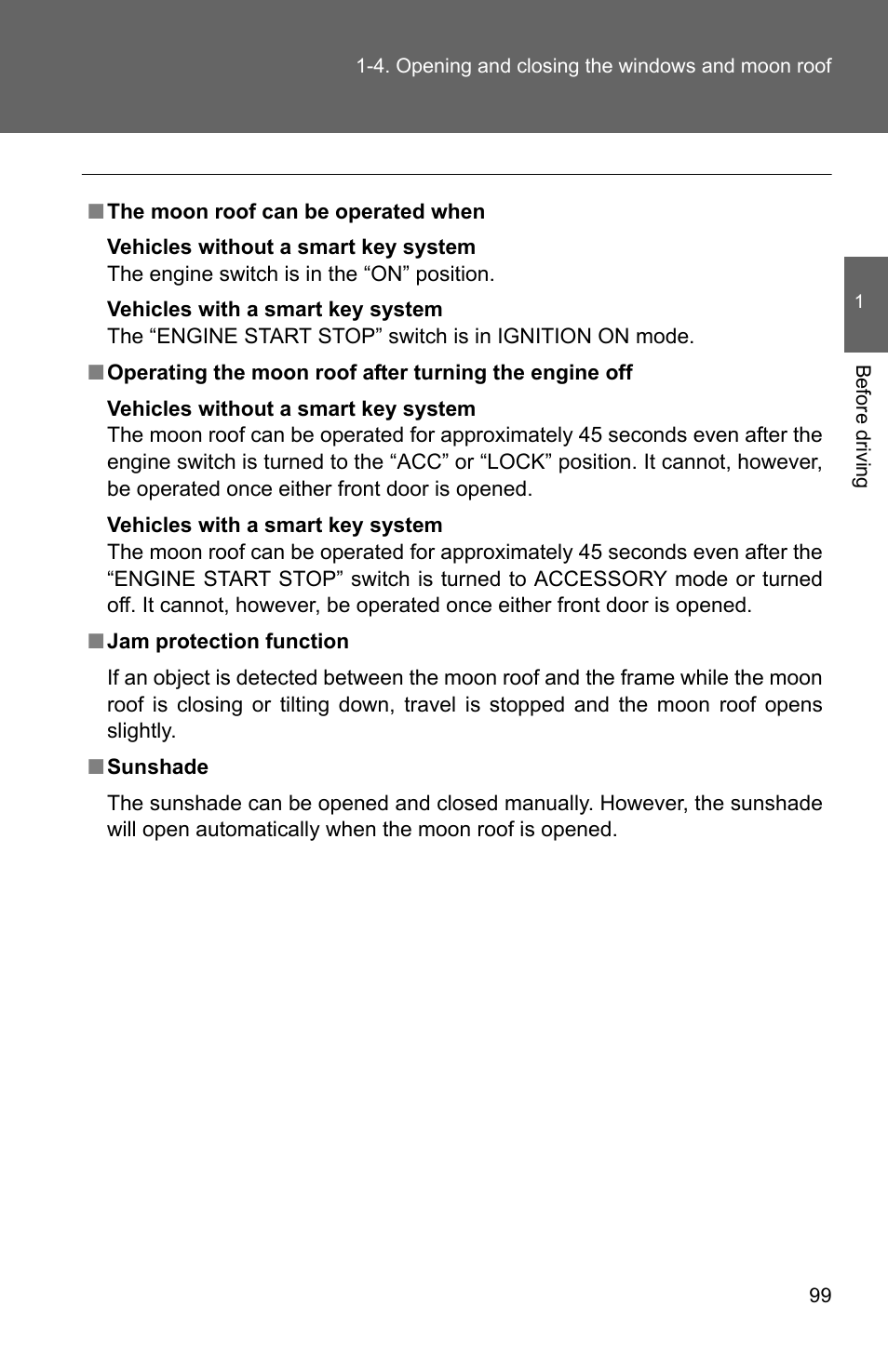 TOYOTA 2011 4Runner User Manual | Page 124 / 697