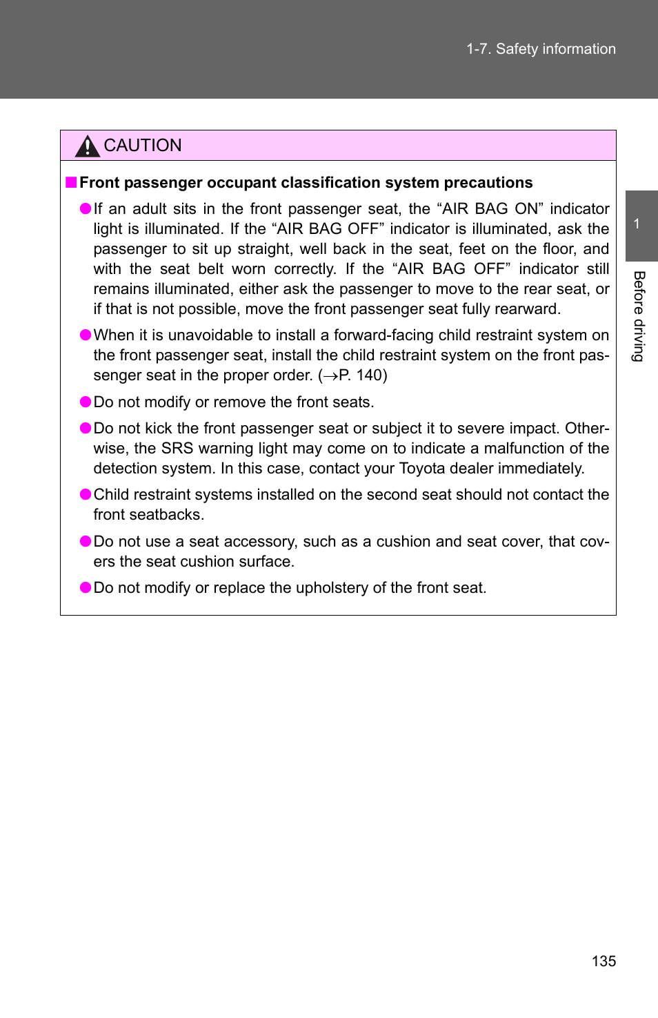 TOYOTA 2011 4Runner User Manual | Page 160 / 697