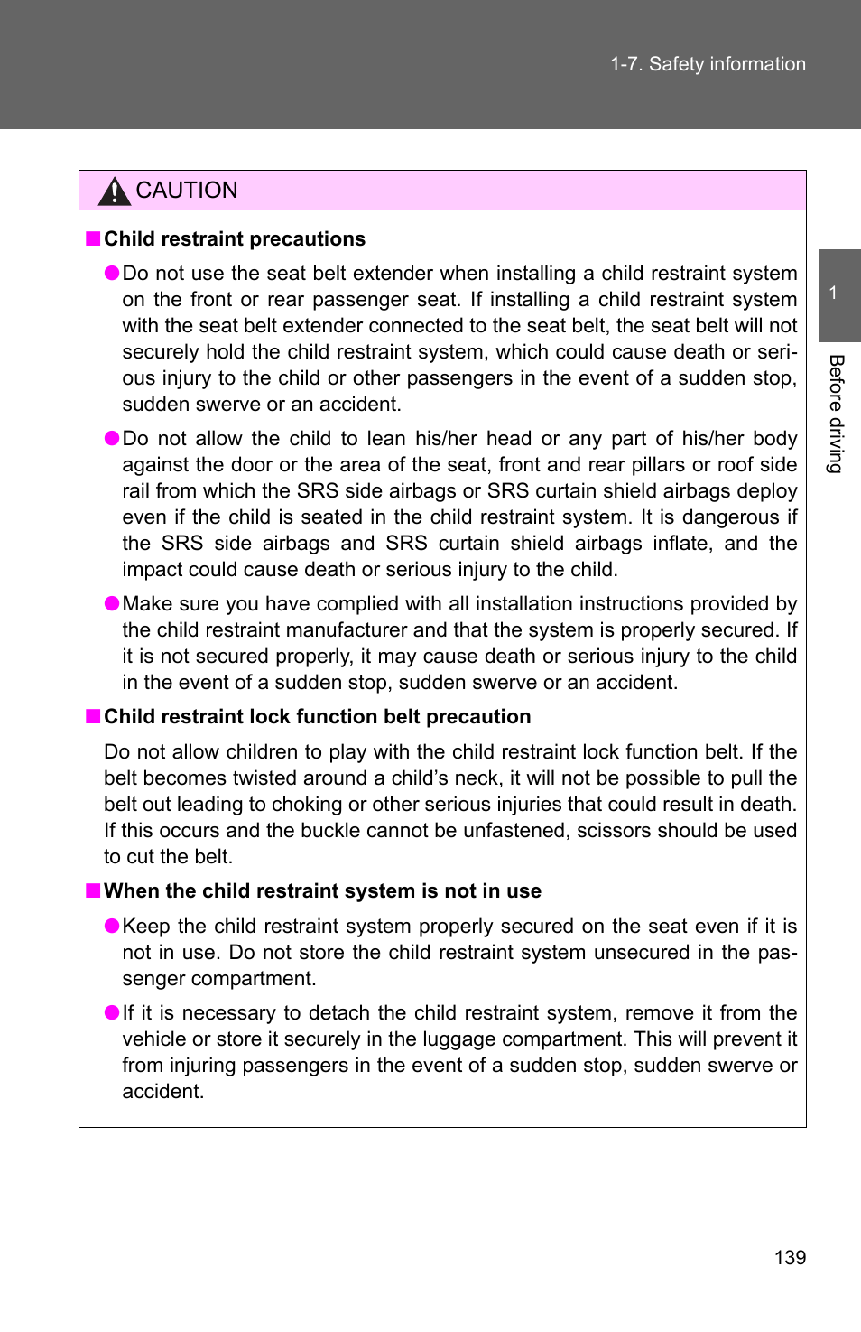 TOYOTA 2011 4Runner User Manual | Page 164 / 697