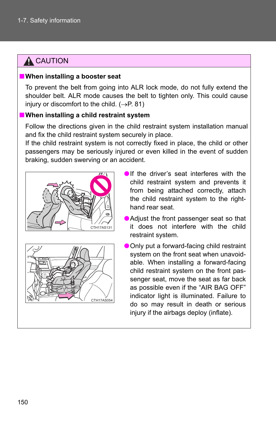 Caution | TOYOTA 2011 4Runner User Manual | Page 175 / 697