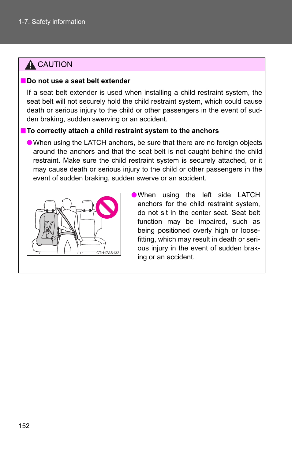 Caution | TOYOTA 2011 4Runner User Manual | Page 177 / 697