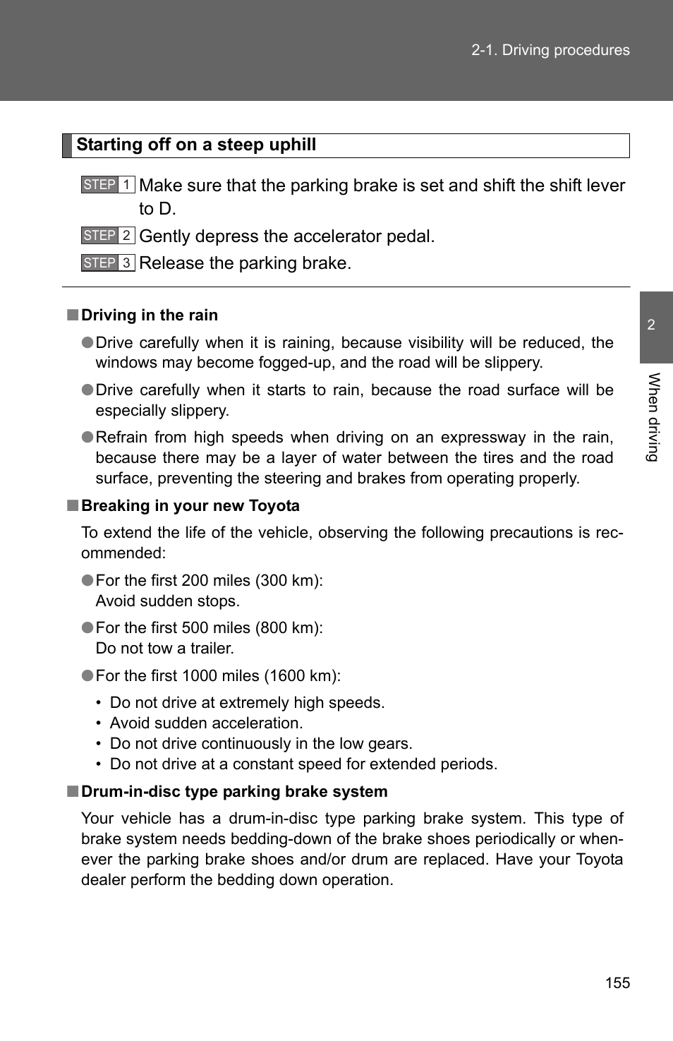 TOYOTA 2011 4Runner User Manual | Page 179 / 697