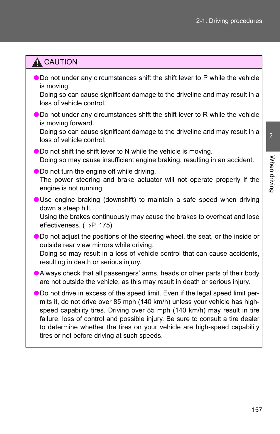 TOYOTA 2011 4Runner User Manual | Page 181 / 697