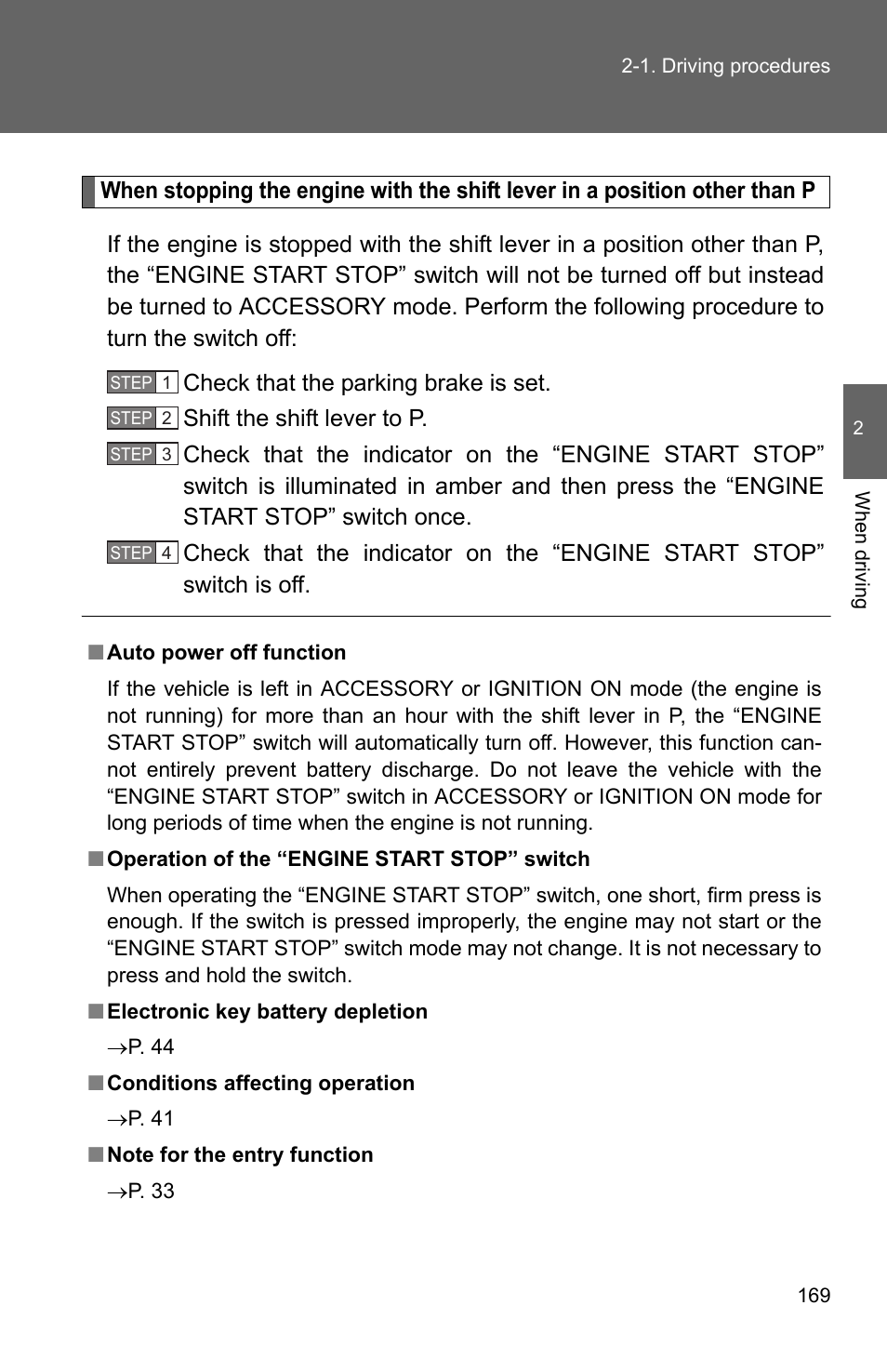 TOYOTA 2011 4Runner User Manual | Page 193 / 697