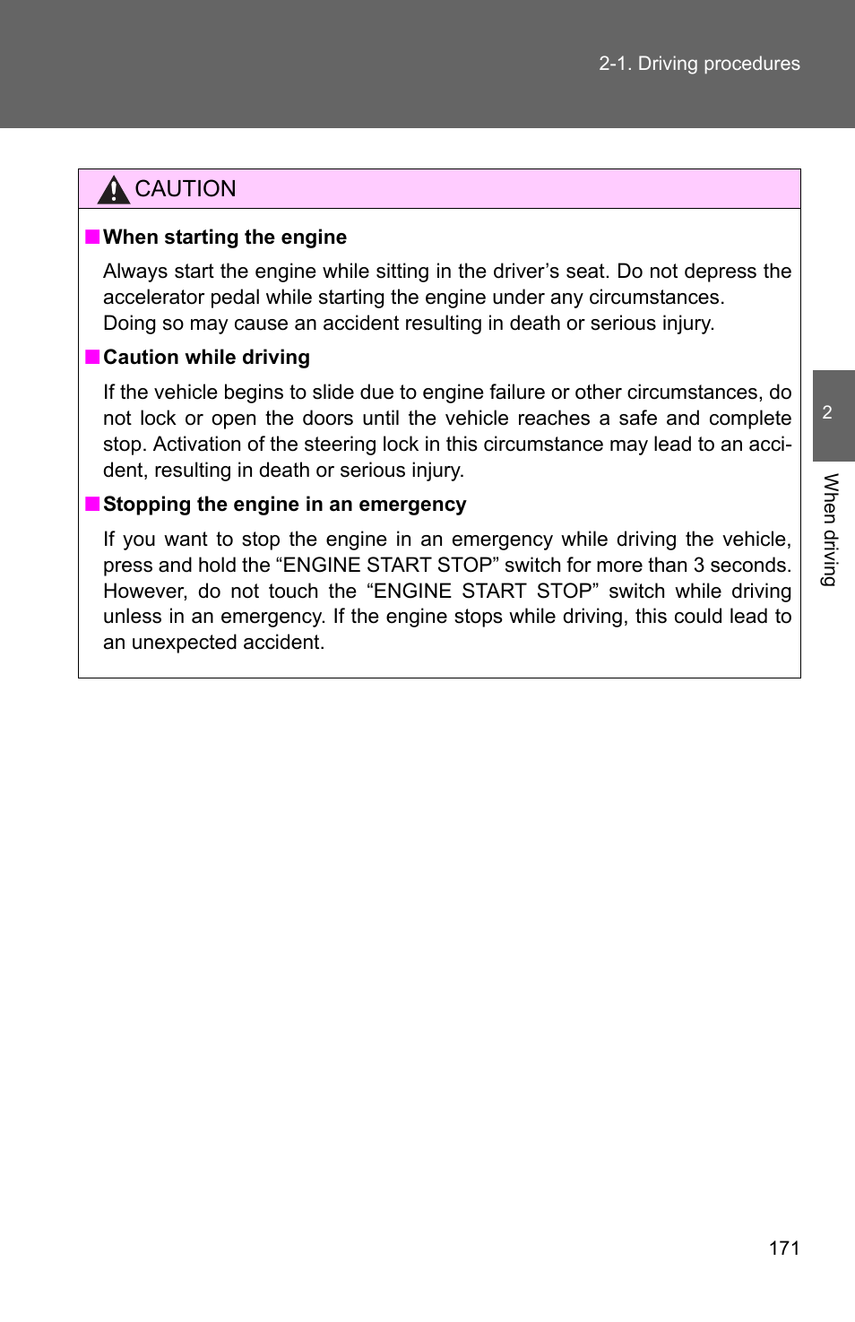 TOYOTA 2011 4Runner User Manual | Page 195 / 697