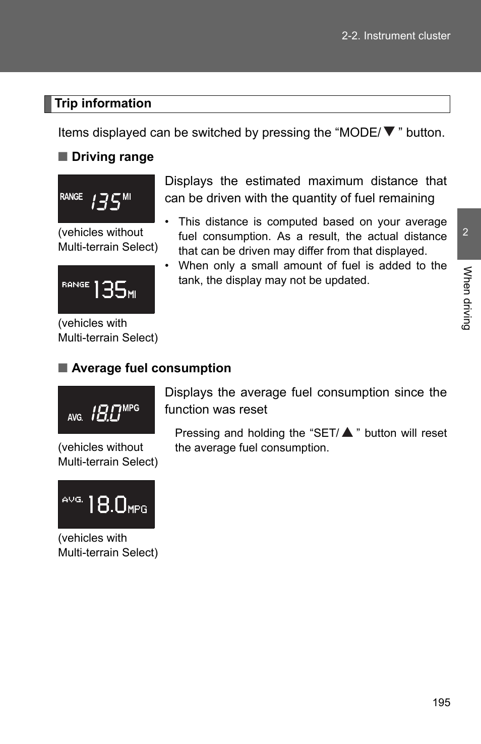 TOYOTA 2011 4Runner User Manual | Page 219 / 697